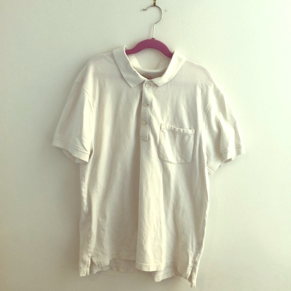 Jcrew stretch pique polo